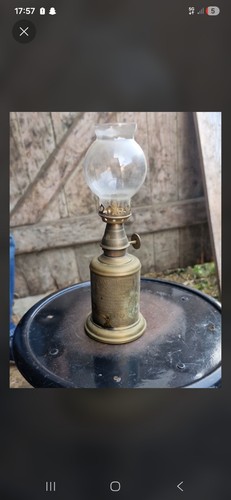 Lampe pigeon laiton - en,
