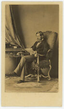 CDV Disdéri circa 1860. Léon de Besplas, noblesse parisienne à identifier.