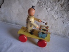 ANCIEN JOUET AUTOMATE EN BOIS