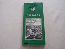 Ancien Guide Vert  MICHELIN   BRETAGNE  1960