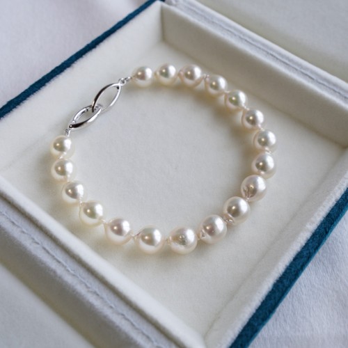 Bracelet perles akoya - bracelet,
