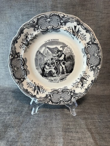 Assiette porcelaine opaque - , de