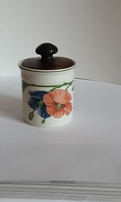 Ancien Pot A Épices Vintage Villeroy&Boch Modele Amapola Motif Coquelicot