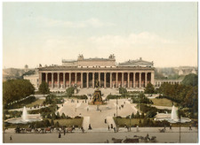 Allemagne, Berlin, Museum und Lustgarten mit Denkmal Friedrich Wilhelm III vinta