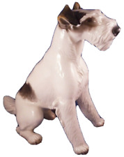 Ancien Nymphenburg Porcelaine Chien Terrier Figure Figurine Porzellan Figur Hund