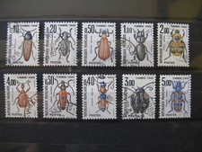 FRANCE oblitérés  taxes n° 103 à 112  (1982-83) LES DERNIERS !