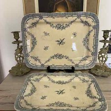 Lot 2 plats rectangulaires en