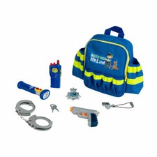 Theo Klein Police Unit Ben & Sam Sac à dos de police 7 pcs. Lampe de poche Jouet
