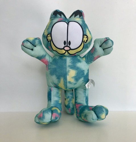 Vintage garfield tie dye - dye, blue