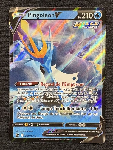 Carte pokémon pingoleon v - carte,