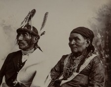 c1890 J.H. Clarke Canada Winnipeg Manitoba Ojibwa Chippewa Native Chief Indian