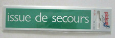 Pickup Panneau autocollant Issue de secours Dimensions 16,5 x 4,4 cms 