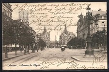 CPA Anvers, Avenue de Keyser, vue générale 