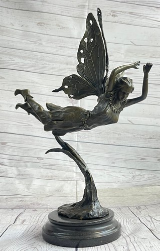 élégante statue bronze et - en,
