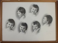 Enfant - Tirage argentique original Blanc Demilly