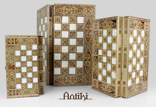 Handmade mosaic wooden