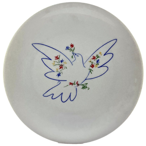 Assiette colombe porcelaine - assiette, "colombe"