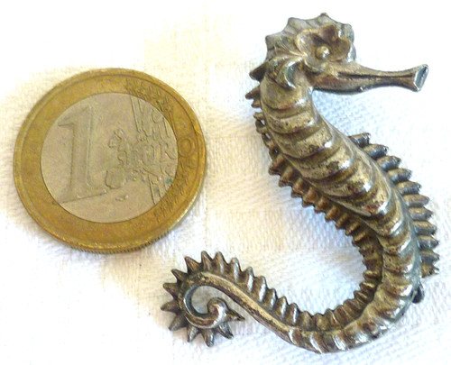 Ancienne broche hippocampe - broche,
