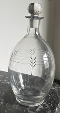 Carafe En Cristal Taillé De Baccarat Modèle Art-Deco  SIGNÉE
