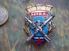 insigne collection militaire 54 régiment artillerie Hyères