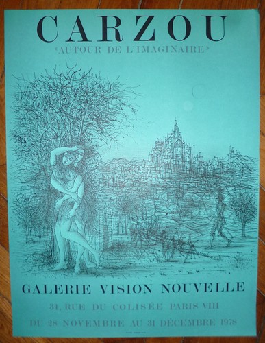 Carzou jean affiche - affiche, en