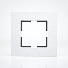 Plaque de finition métal alu