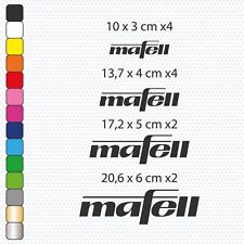MAFELL - 12 Stickers Vinyles Adhésifs Autocollants