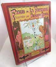 JEAN DE LA FONTAINE FABLES 1906 CARTONNAGE Illustré RABIER ENFANTINA Tbe