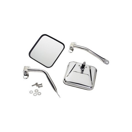 Kit retroviseurs inox - kit,