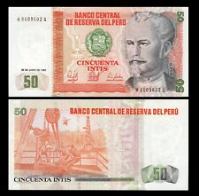 PEROU Billet 50 intis - 26 juin 1987 - Pick131b * UNC / NEUF