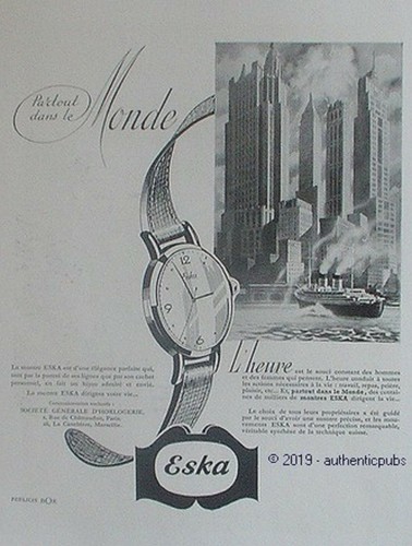Publicite eska montre - publicite,