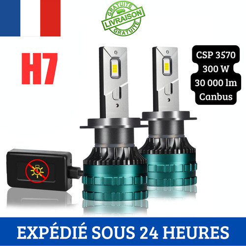 Ampoules led canbus blanc - ampoules, h7
