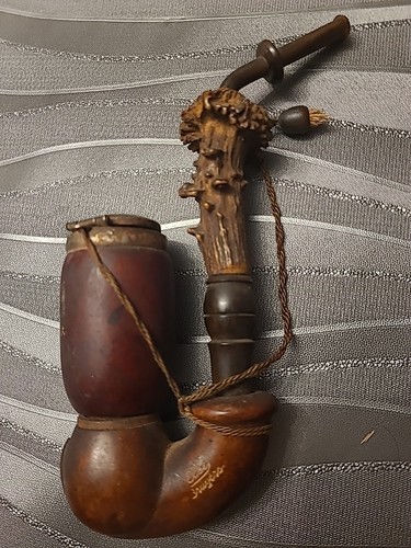 Ancienne pipe réserviste bois - réserviste,
