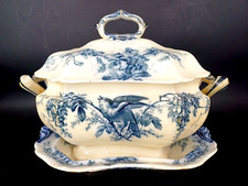 Soupière faience anglaise - faience, bw