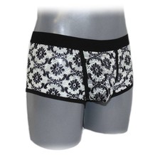 Boxer fantaisie en dentelle