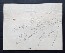 Franz LISZT – Lettre