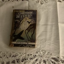 RARE EO FLEUVE NOIR 1954 ANGOISSE N°1 Donald Wandrei : Cimetière De L’effroi