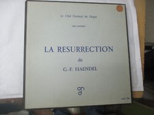 LP 33 T Coffret 2 LP  La Résurrection de Haendel Orchestre Santini de Munster