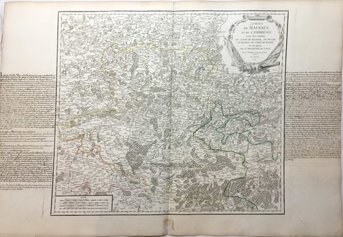1754 vaugondy hainaut - 1754,,