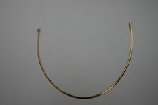 Collier maille oméga or jaune