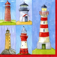 Serviettes en papier océan