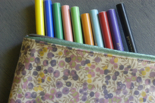 Trousse école crayons - trousse,