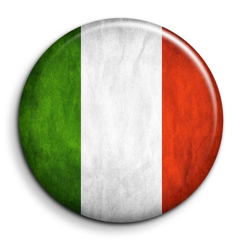 Drapeau italie badge 38mm - drapeau,