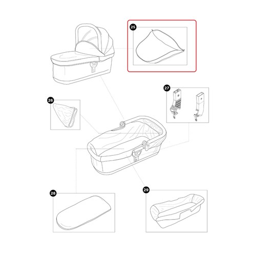 Thule housse noire pour - thule,