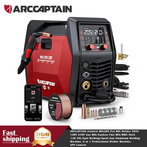 Arccaptain icontrol mig205 pro - arccaptain,