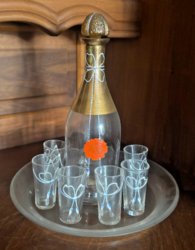 Service liqueur verre - liqueur, en