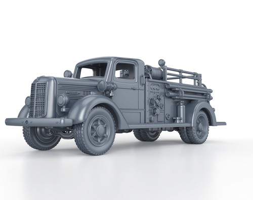Mack model fire - e, truck