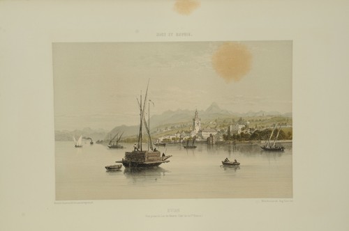 Lithographie couleur originale