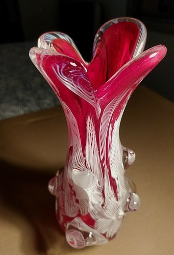 Ancien vase cristal - ancien,