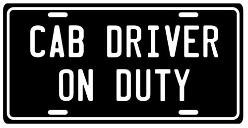 Cab driver duty vintage old - duty,